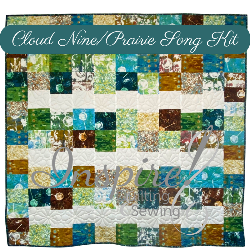 Cloud Nine/Prairie Song Quilt Kit