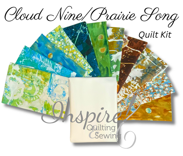 Cloud Nine/Prairie Song Quilt Kit
