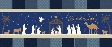 Nativity Bench Pillow Embroidery Design