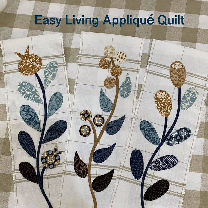 Pieces to Treasure, Easy Living Applique Quilt, Pattern