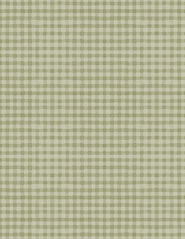 Blessed By Nature, Green Gingham Plaid