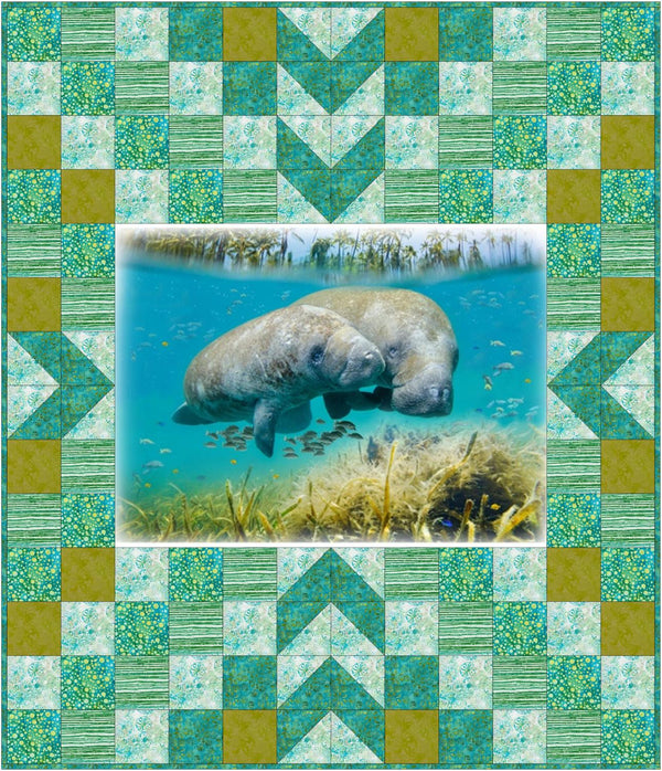 Call of the Wild - Manatee Quilt Pattern