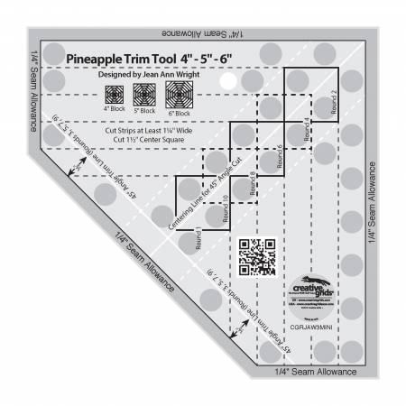 Creative Grids Quilt Ruler 6-1/2in x 24-1/2in