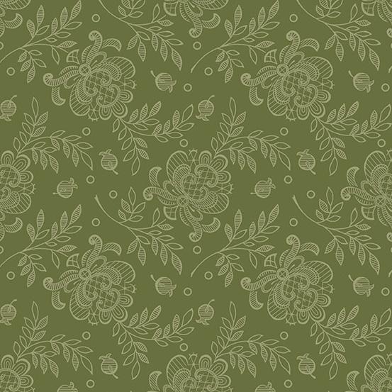 French Mill, Tone On Tone Roses, Green