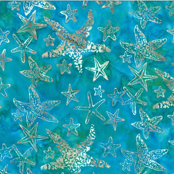 Hoffman Batik, Alaska, Starfish, Seasalt