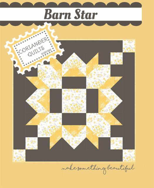 Patterns, Coriander Quilts, Barn Star