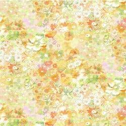 Perennial Floral Print  Backing, 108 Wide 4831-YY