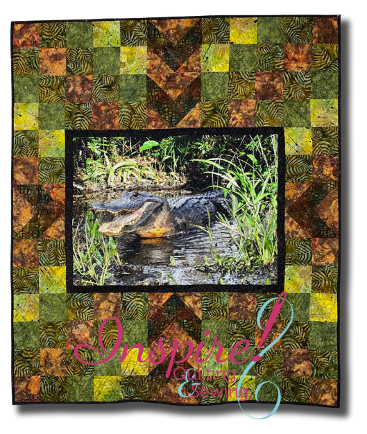 Call of the Wild, Alligator Panel Quilt Kit