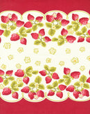 16" Retro Strawberry Toweling, Red