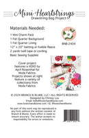 Branch & Blume, Mini Heartstrings Bag Pattern