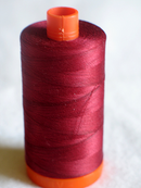 Mako Cotton Thread Solid 50wt 1422yds Dark Carmine Red