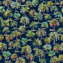 AFSH 2025, Palm Trees, Navy, Minky