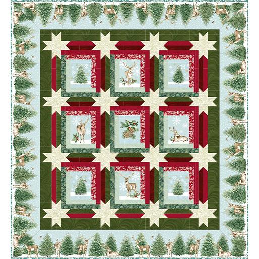 A Winter's Day Quilt Kit, Lap Size