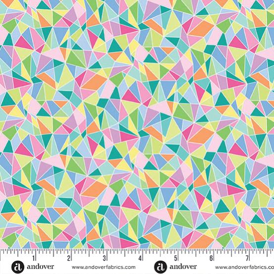 Andover/Makower, Hello Spring, Mosaic, Multi