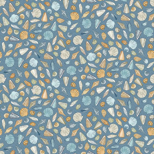Andover/Makower, High Tide, Beachcomber, Blue