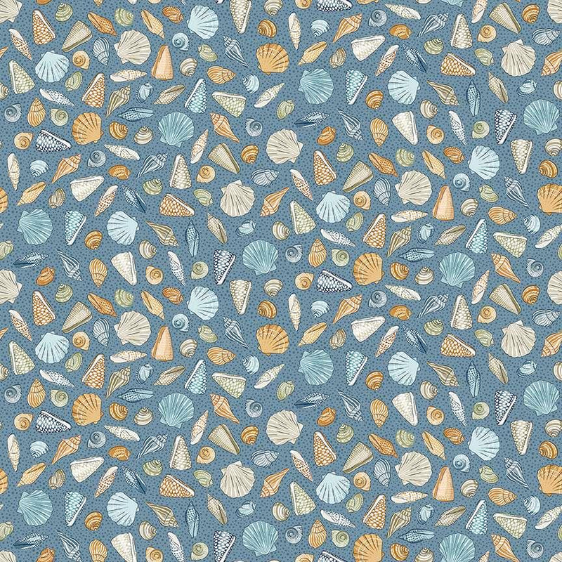 Andover/Makower, High Tide, Beachcomber, Blue