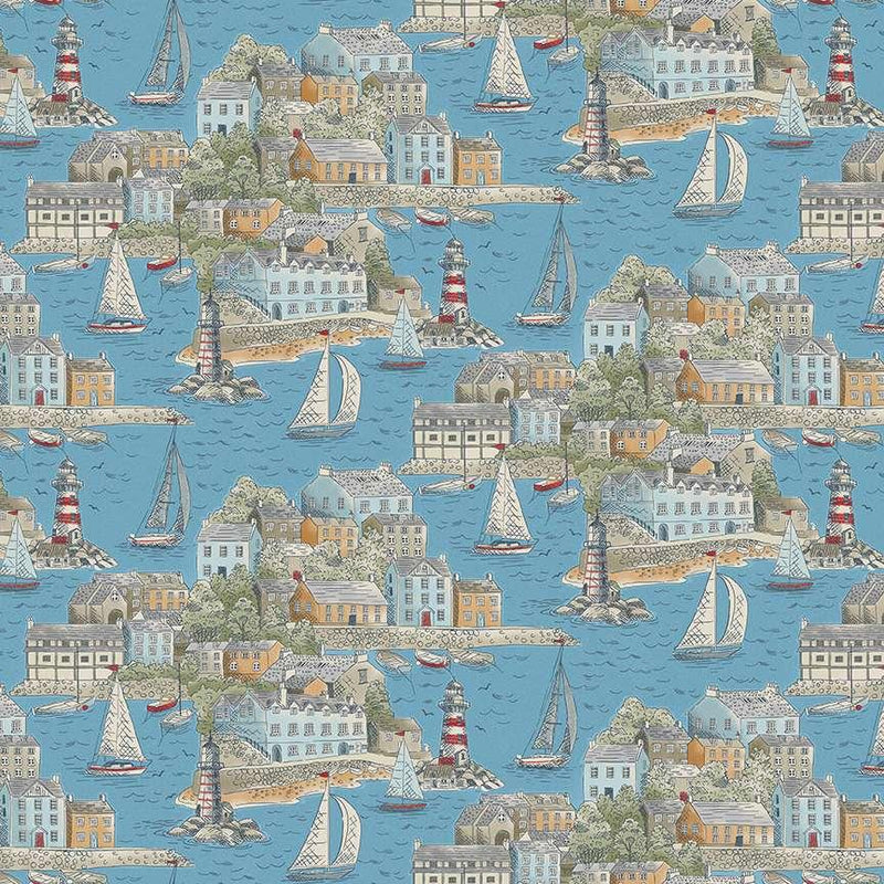 Andover/Makower, High Tide, Harbor View, Blue