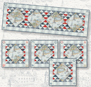 Andover/Makower, High Tide Kit, Table Runner and 4 Placemats