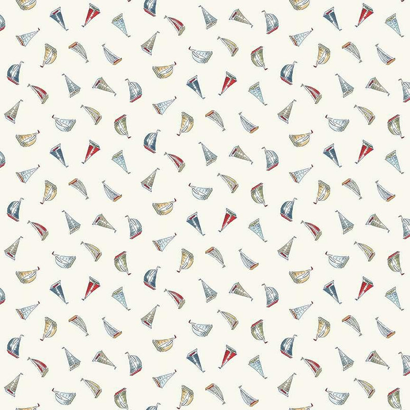 Andover/Makower, High Tide, Sailaway, Cream