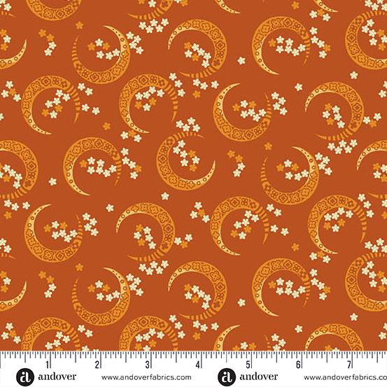 Andover, Midnight Moon, Crescent Moon, Pumpkin Orange
