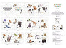 Animal Friends Book Panel-WHT