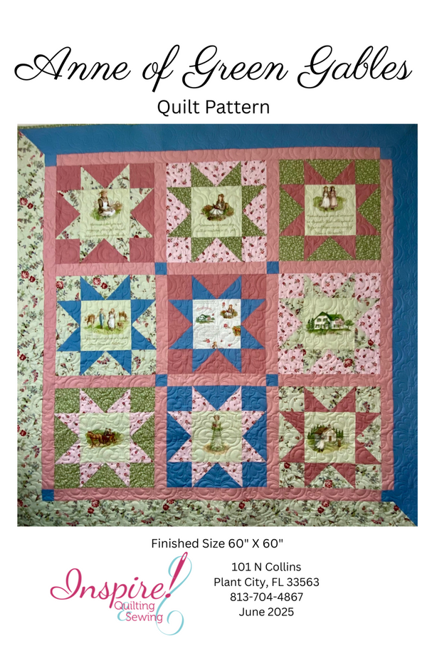 Anne of Green Gables Quilt Pattern - by Inspire!