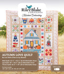 Autumn Love Quilt, Machine Embroidery Design by Lori Holt for Riley Blake