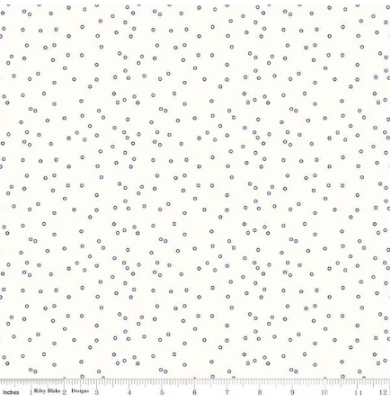 Bee Backgrounds, Circles C6384 BLUE