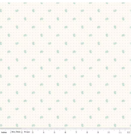 Bee Backgrounds, Daisies, C6380-TEAL