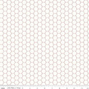 Bee Backgrounds, Honeycomb C6387-RED