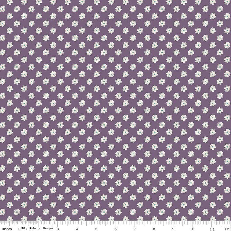 Bee Dots, Verona, Plum