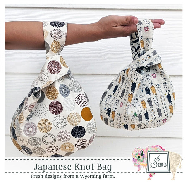 Beginning Sewing with Dotty - Japanese Knot Bag Friday 8/1/25 from 10am-3pm