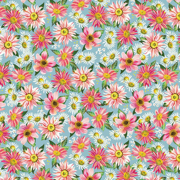 Benartex, A Prairie Heart, Country Bloom, Prairie Sky