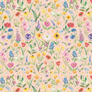 Benartex, A Prairie Heart, Meadow Flower, Pale Peach Jam