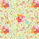 Benartex, A Prairie Heart, Posies, Light Fern