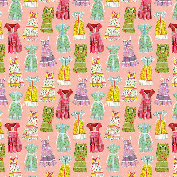 Benartex, A Prairie Heart, Prairie Dresses, Lt Peach Jam