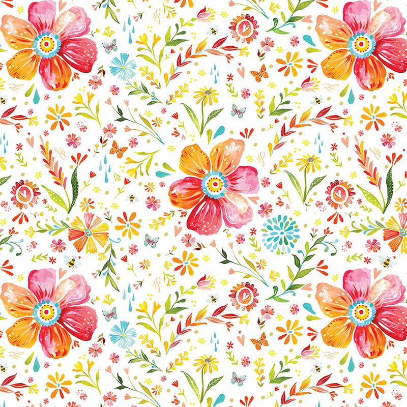 Benartex, A Prairie Heart, Prairie Wave, Lt Prairie Sky