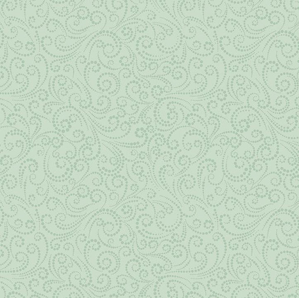 Benartex, A Winter's Day, Dotted Scroll, Mint