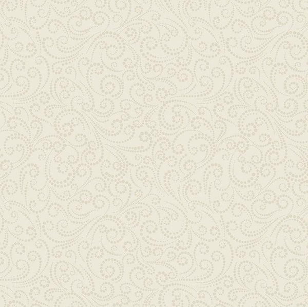 Benartex, A Winter's Day, Dotted Scroll, Natural