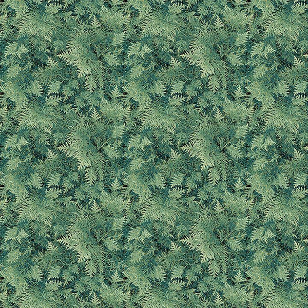Benartex, A Winter's Day, Grand Fir, Green