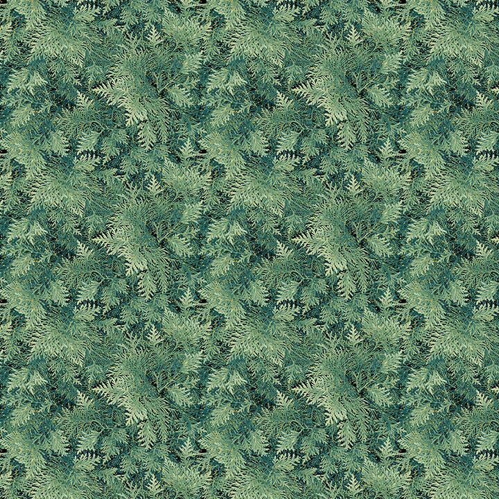Benartex, A Winter's Day, Grand Fir, Green