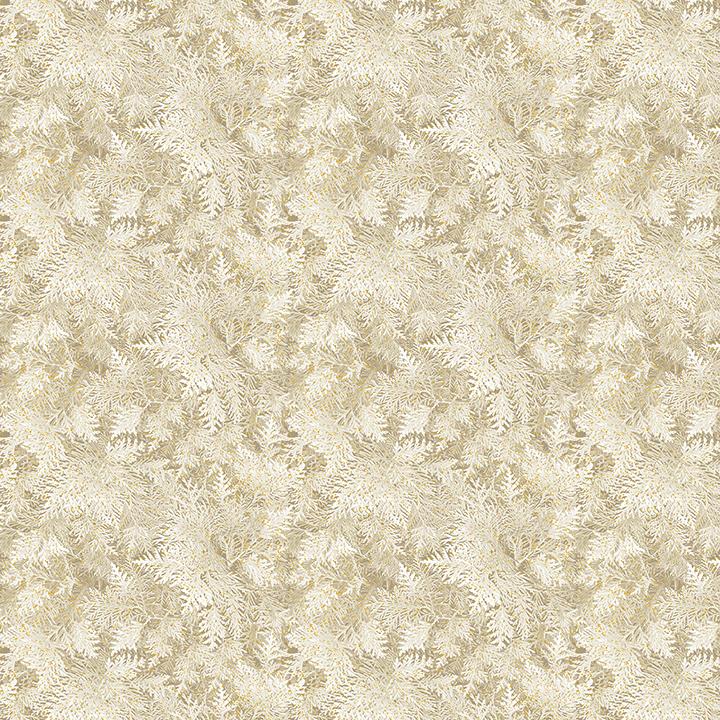 Benartex, A Winter's Day, Grand Fir, Tan