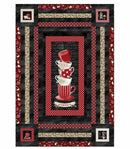 Benartex Fabric, Perfect Brew, Happy Morning Quilt Kit