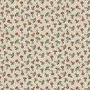 Benartex Fabric, Small Wonders, Mushroom Wonder, Sand