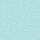 Benartex Fabric, Sweet Little Lamb, Dreamy Swirls, Aqua