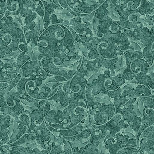 Benartex Fabrics, Star of Light, Holly, Aqua