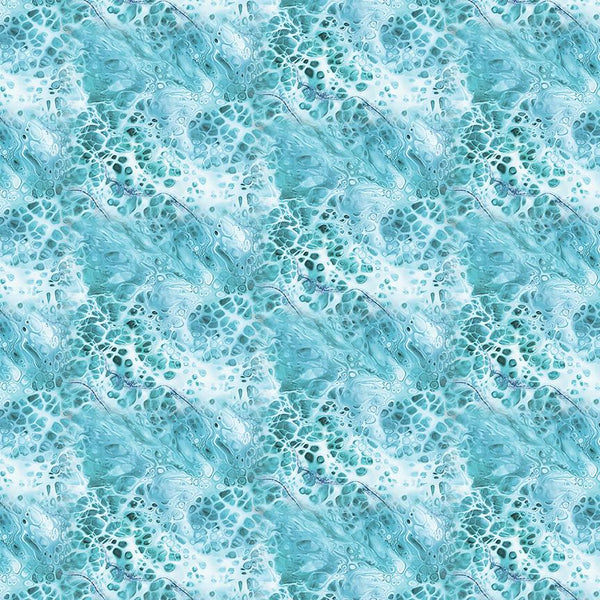 Benartex Fabrics, Under The Sea, Ocean, Turquoise