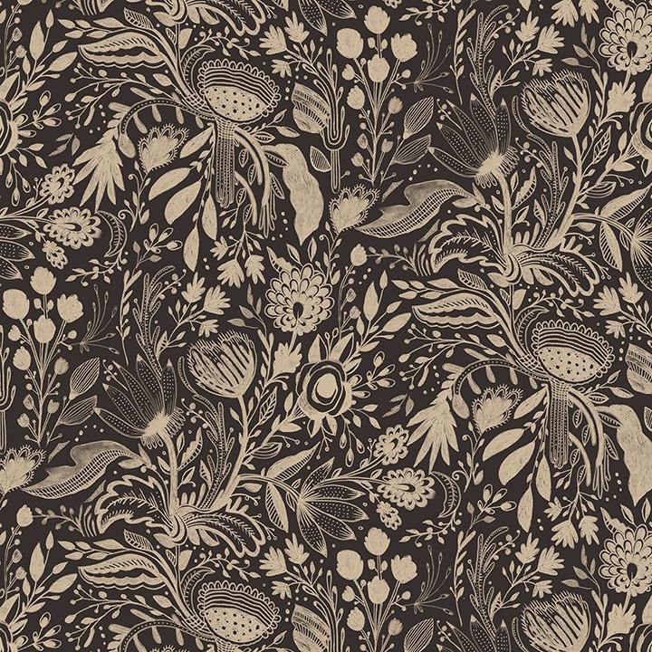 Benartex, Gentle Warriors, Dreaming Colors, Mocha