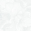 Benartex, White On White, Poppies