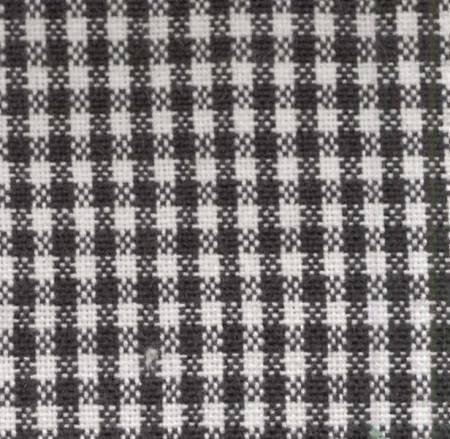 Black/White Mini Check Towel